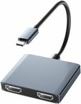 Dnkeaur USB C to Dual HDMI Adapter 