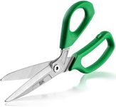 SK 10" Heavy Duty Scissors, All Purpose Shears, Premium CR-V Steel Construction, One Piece Drop Forged Blades, Ergonomic Handle for Comfortable Grip