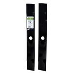 Maxpower 561811 2-Blade Set for 42-Inch Cut John Deere, Replaces GX22151