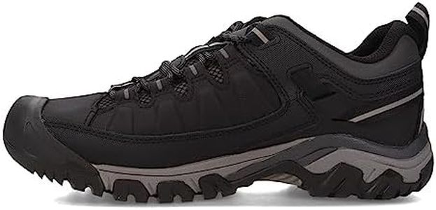 Keen Men's Targhee EXP Waterproof Hiking shoes, Black Steel Grey, 11.5 US