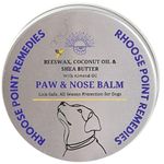 Dog Paw Balm & Dogs Nose Balm 60ml Lick-Safe All Season Protection for Dogs with All Natural and Organic Beeswax, Unrefined Coconut Oil, Raw Shea Butter & Almond Oil Moisturises Heals & Protects UK