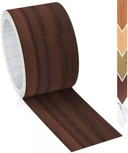 GSCIT Club Wood Grain Repair Tape, 2.4 inch X 15ft Self Adhesive Walnut Grain Repair Patch for Tables, Chairs, Baseboards, Doors, Windows, Floors, Handicraft DIY.