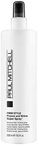 Paul Mitchell Freeze and Shine Super Hairspray, Maximum Hold, Shiny Finish Hairspray, For Coarse Hair, 16.9 fl. oz.