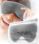 Microwave Activated Moist Heat Eye Compress for Dry Eyes and Stye Treatment - Heated Eye Mask for Dry Eyes - Our Dry Eye Therapy Mask Relives Blepharitis & Pink Eye -H M Mask- Warm Compress for Eyes