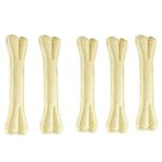 MS Pet House Dog Chew Bones 8 Inches 1 Kg Rawhide Pressed Bone Calcium Treat for Large Dogs