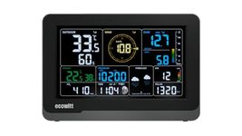 Ecowitt WS3910 Weather Station Display Console, with 7.5'' LCD Large Display, Built-in Indoor Temperature&Humidity&Barometric Pressure and CO₂ Detector Sensor,915 MHz