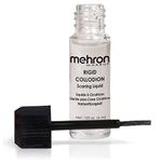 Mehron Makeup Rigid Collodion with Brush for Special Effects, Halloween, Movies (.125 oz)