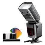PHOTOOLEX Camera Flash Speedlite for Canon Nikon Sony Panasonic Olympus Fujifilm Pentax Sigma Minolta Leica and Other SLR Digital Cameras and Digital Cameras with Single Contact Hot Shoe