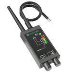 JMDHKK M8000 Hidden Camera Detector, Camera Finder,Bug Detector, Magnetic Tracker Detector, Portable Privacy Protection Device for Travel, Hotels, Vehicles, Offices, and Fitting Rooms (Black)