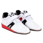 RXN Men's Gold MEDA-List Weightlifting Shoes, White, 8 UK, (WLS1-WHITE-08)