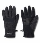 Columbia Men's Sweater Weather Glove Cold, Black Heather, Medium