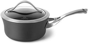 Calphalon Contemporary Hard-Anodized Aluminum Nonstick Cookware, Sauce Pan, 1 1/2-quart, Black
