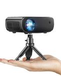 Mini Projector with 5G WiFi, ELEPHAS Projector with Tripod and Carry Bag,2024 Upgraded 1080P Portable Projector, 10000 Lux 200" Display Projecteur Compatible with iOS/Android Phone/TV Stick/HDMI/USB