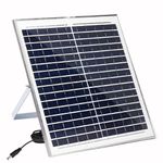 Gigawatts HSL-18W Solar Panel Water Resistant & Durable 18V 1A Power PV Board Portable Charger for Battery Charging Home Camping (Pack of 1)