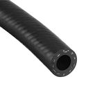 sourcing map 9.5mm(3/8 inch) ID Fuel Line Hose, 18mm OD 2ft Black Oil Hose for Small Engines