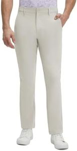 M MAELREG Golf Pants for Men Water-Resistant Straight Fit Stretch Quick Dry Lightweight 5 Pockets Business Casual Dress Pants Fossil