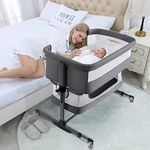 Carvapet Bedside Baby Crib 3 in 1 F