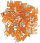 500pcs 5A Standard Car Fuses - 5 AMP Automotive Fuses(ATO/APR/ATS), 32V (12/24V) Blade Fuse for RV/Truck/SUV