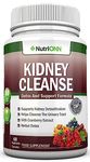 Kidney Cleanse - Detox and Support for Urinary Tract, Bladder and Kidneys - All Natural Herbal Supplement Formula with Cranberry, Astragalus, Turmeric, Goldenrod, Gravel Root, Juniper and More