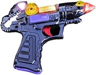 Toy Blaster Gun, Flashing Lights and Really Cool Sound Effects! Perfect for A Little Space Cowboy. Batteries Included