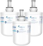 FilterLogic DA29-00003G Refrigerator Water Filter, Replacement for Samsung DA29-00003B, RSG257AARS, RFG237AARS, HAFCU1, RFG297AARS, RS22HDHPNSR, WSS-1, 3 Filters