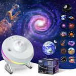 Astarama Galaxy Star Projector, 13 in 1 Planetarium Projector Space Ceiling Nebula Skylight with Light Strip, Dynamic Meteor Effect,Timer. Home Theater Living Room Decor for Kid Adult Gift