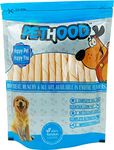 PETHOOD Twisted Rawhide Chew Sticks, 400 gm, Calcium Chew Sticks, Rawhide Dog Treat, Dog Treats for All Breeds, All Life Stages