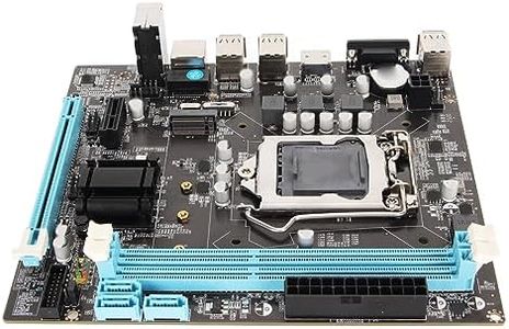 Desktop Motherboard, Micro ATX Gaming Motherboard, LGA 1155 I3/I5/I7 Motherboard, Channel DDR3, M.2 NVMe NGFF, PCIe, VGA Ouput, USB 2.0, 10/100Mbps LAN, 3 Phase Power
