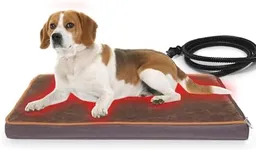 NAMOTEK Outdoor Heated Pet Bed for 