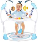 Otrolepota Baby Activity Center, Infant Jumpers and Bouncers with Music, Lights, Infant Toys, 360°Rotating Seat, 3 Adjustable Heights, Baby Play and Learning Center for 6+ Months