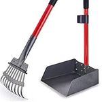 Pawler Heavy-Duty Dog Pooper Scooper Set, Yard & Grass Use, 3"x7"