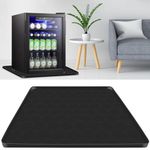 Haxmdfa Mini Fridge Silicone Mat 24''x24 X0.6'' Under Refrigerator Mat Silicone Refrigerator Floor Mat Freezer Protect From Appliance Leaks Water Spills Protects the Floor From Damage and Cleanliness