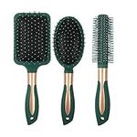 3 Pack Paddle Detangling Hair Brush