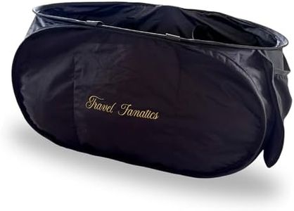 Travel Fanatics Collapsible Laundry Basket with Upgraded 420D Nylon - Foldable Laundry Basket Organizer with 3 Interchangeable Sections