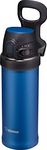 Zojirushi SM-QHE48AK, Flip-and-Go Stainless Mug, 16-Ounce, Cobalt Blue