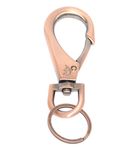 AURA Camping Hiking TREKING Campers Key Chain Carabiner Hook for CAR Bike Home Keys Brown - KC347