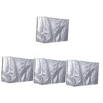 Ciieeo 4pcs Air Conditioning Cover Ac Cover for outside Unit Ac Covers for outside Brass Fish Ornament Swamp Cooler Covers for Ac Unit Covers The Outdoor Unit Winter Polyester