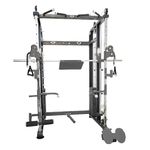Gym24 Functional Trainer with Smith Machine Home Gym Set-up G24FTS501 (Whole Balck) PVC Weight