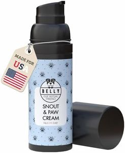 Belly Snout & Paw Cream for Dogs (1.7 oz) - 100% Natural Lick Safe Moisturizer, Soother & Protector for Cracked Paws, Snow & Salt - Fragrance Free - Elbows, Paws & Snout Soother for Dogs