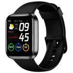 AYL Smart Watch for Kids, Men, Women, Boy, Girls ID116 D20 Activity Tracker Smartwatch with Sleep Monitor, Step Tracking, Heart Rate Sensor (Black)
