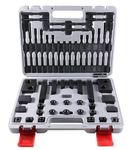 Accusize Industrial Tools 58 Pc Deluxe Steel Clamping Kit, Table Slot 3/4", Stud Size 5/8"-11, 4230-2628