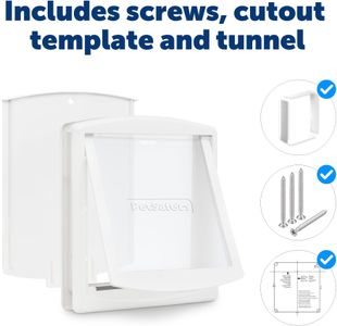 PetSafe Staywell Pet Door, White, Medium Size