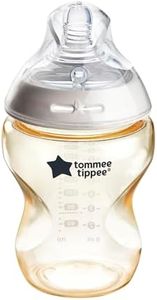 Tommee Tippee Baby Bottles, Natural Start PPSU Anti-Colic Baby Bottle with Slow-Flow Breast-Like Teat, 260ml, 0m+, Self-Sterilising, Baby Feeding Essentials, Pack of 1