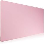 Jahosin Large Gaming Mouse Pad with Stitched Edges,[70x30CM] Extended Mouse Pad with Non-Slip Natural Rubber Base for Gamer/Desktop/Office/Home (70x30 Pinkuk)