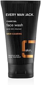 Every Man Jack Charcoal Face Wash, Skin Clearing, Fragrance Free, 5-ounce