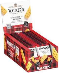 Walker’s All-Butter Shortbread Fingers - 2-Count Snack Packs (Pack of 24) - Authentic Shortbread Cookies from Scotland