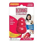 KONG Classic Dog Toy, Durable Natural Rubber- Fun to Chew, Chase & Fetch- For Small Dogs