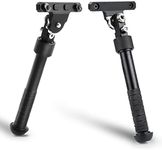 JINSE M-LOK Bipod Side Rail Direct Attach Folding Adjustable 6.5-9 Inches Bipod