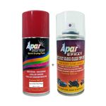 APAR Automotive Spray Paint Carnelian Red Pearl (RC Colour Name) + GC Compatible for Honda City, Mobilio, Amaze, Jazz, CR-V and City Hybrid Cars -225 ml (Pack of 2-Pcs)