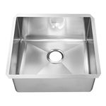 American Standard 18SB.10231800.075 Pekoe Extra Deep Undermount 23x18 Single Bowl Kitchen Sink with Included Drain and Bottom Grid, Stainless Steel